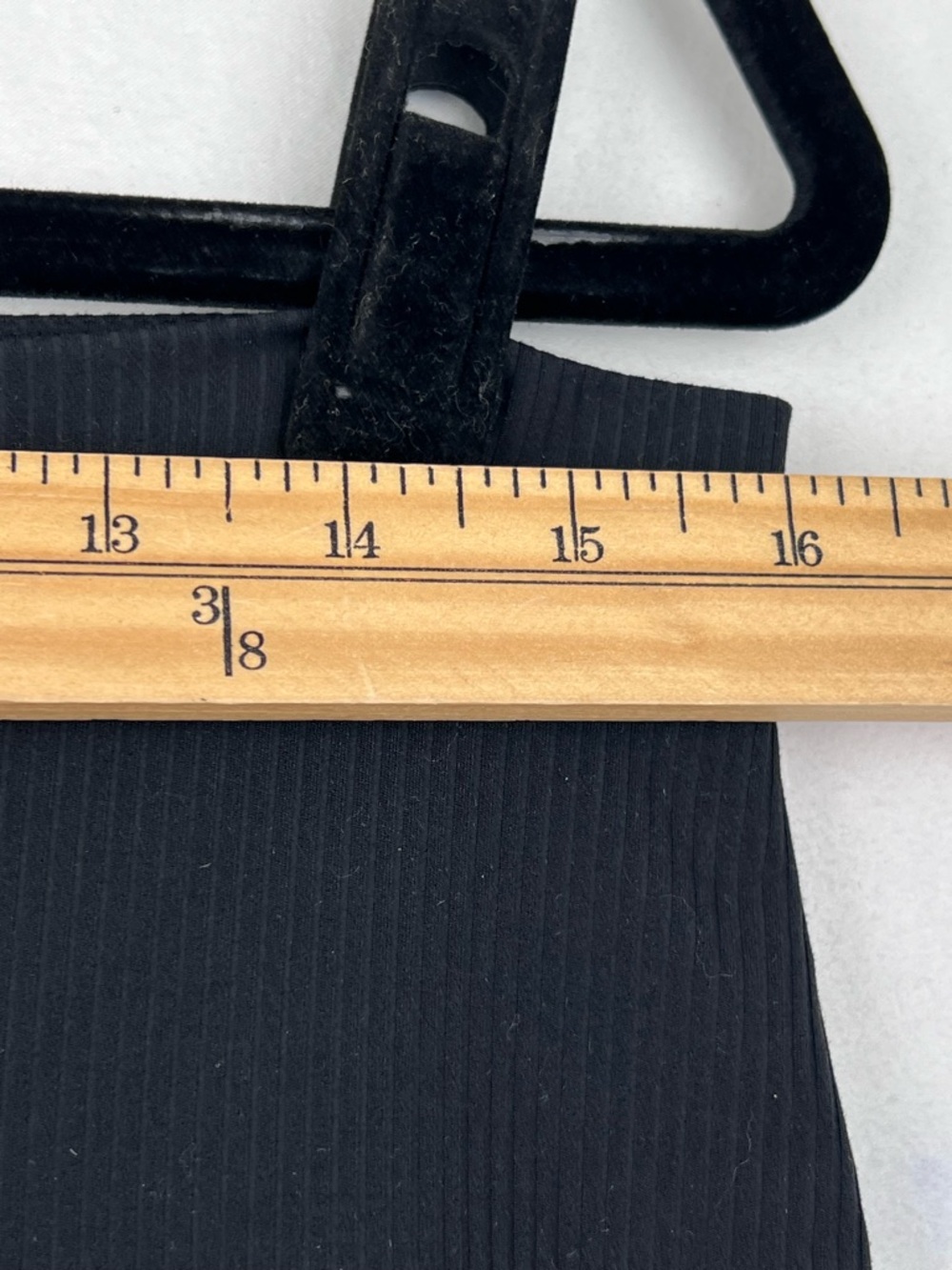 Lululemon Align Ribbed Mini-Flared Pant Black Sz 14 Yoga Travel Casual - Picture 11 of 13